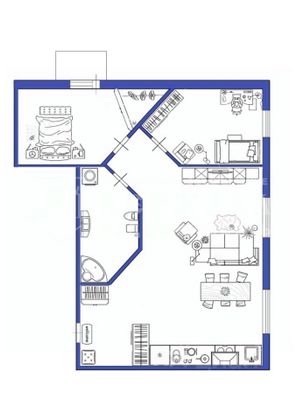 Продажа 3-комнатной квартиры 86,5 м², 5/5 этаж