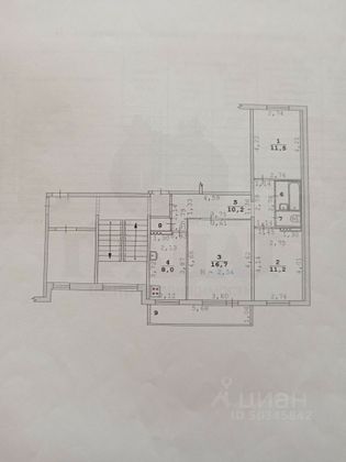 Продажа 3-комнатной квартиры 62,9 м², 9/9 этаж