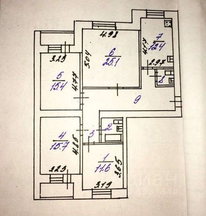 Продажа 4-комнатной квартиры 112 м², 3/10 этаж