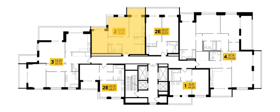 Продажа 2-комнатной квартиры 71,6 м², 26/29 этаж