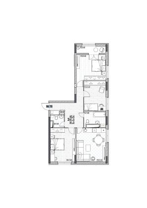 Продажа 3-комнатной квартиры 91,5 м², 9/24 этаж