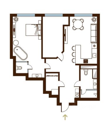 Продажа 3-комнатной квартиры 73,3 м², 21/29 этаж