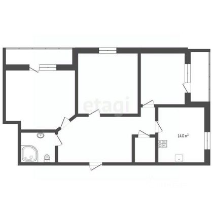 Продажа 3-комнатной квартиры 87,7 м², 15/17 этаж