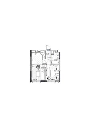 Продажа 1-комнатной квартиры 39 м², 3/24 этаж