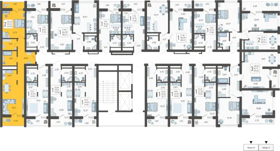 Продажа 2-комнатной квартиры 50,7 м², 14/19 этаж