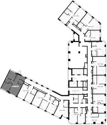 Продажа 2-комнатной квартиры 55,9 м², 2/30 этаж