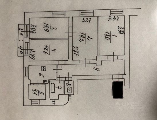 Продажа 4-комнатной квартиры 99,8 м², 3/7 этаж