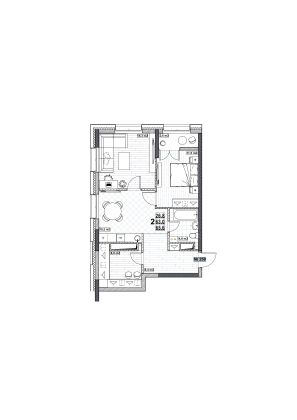 Продажа 2-комнатной квартиры 65,6 м², 15/24 этаж