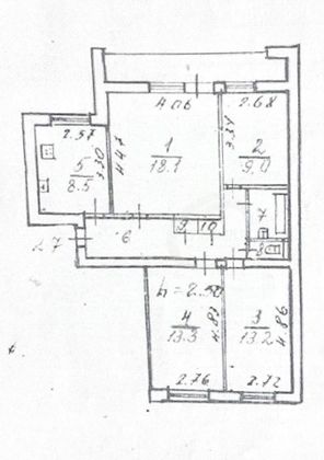 Продажа 4-комнатной квартиры 75,5 м², 8/9 этаж