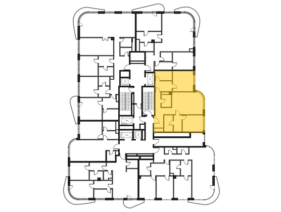 Продажа 2-комнатной квартиры 104,6 м², 5/14 этаж