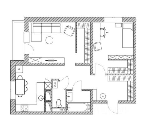 Продажа 2-комнатной квартиры 55,8 м², 13/21 этаж