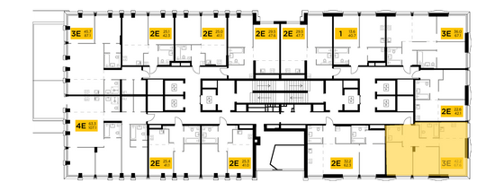 Продажа 3-комнатной квартиры 67,6 м², 14/32 этаж
