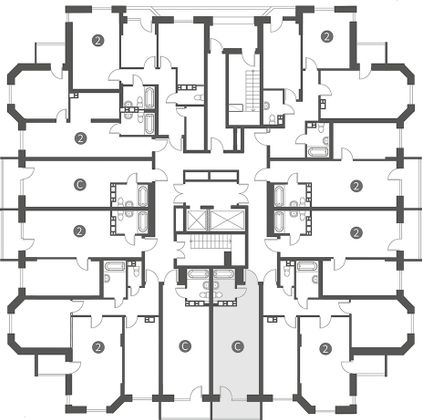 Продажа квартиры-студии 31,3 м², 2/17 этаж