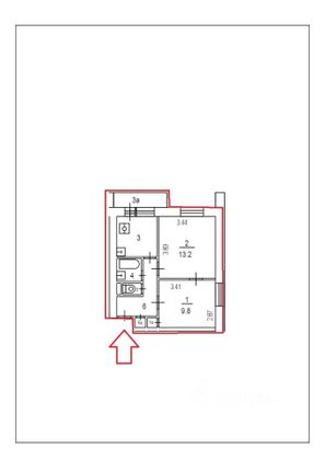 Продажа 2-комнатной квартиры 38,3 м², 5/14 этаж