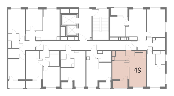 Продажа 1-комнатной квартиры 34,1 м², 9/10 этаж