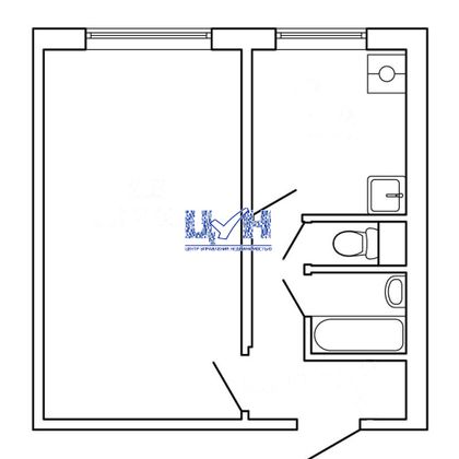 Продажа 1-комнатной квартиры 33 м², 8/9 этаж