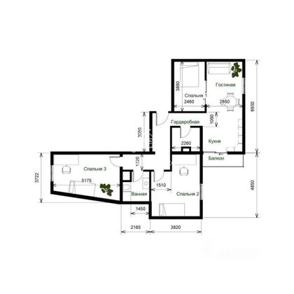 Продажа 3-комнатной квартиры 84,5 м², 20/20 этаж