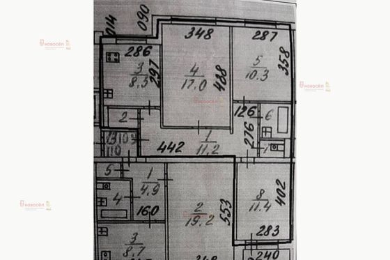 Продажа 3-комнатной квартиры 63 м², 1/9 этаж