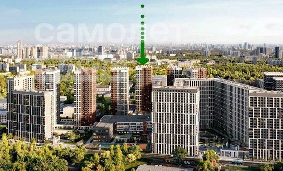 Продажа 1-комнатной квартиры 42,3 м², 2/25 этаж