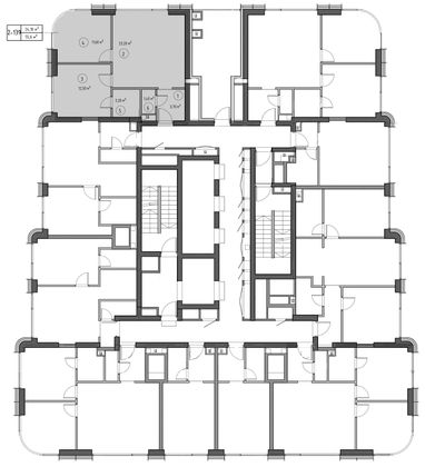 Продажа 2-комнатной квартиры 54,4 м², 15/53 этаж