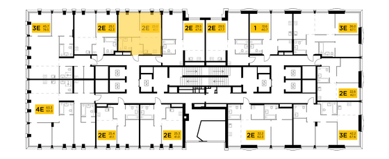 Продажа 2-комнатной квартиры 41,1 м², 16/32 этаж