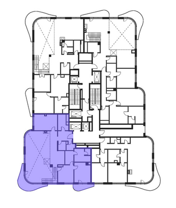 Продажа 4-комнатной квартиры 271,2 м², 13/14 этаж