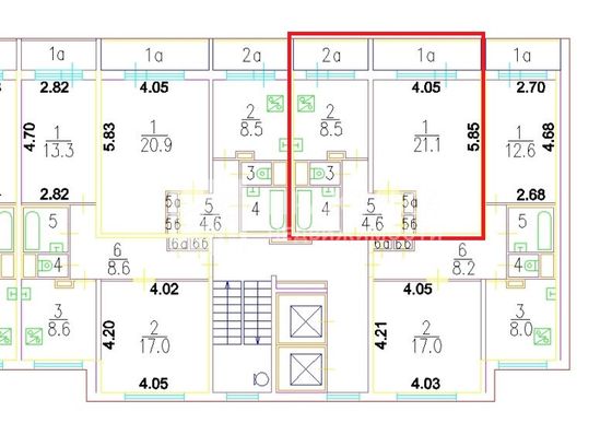 Продажа 1-комнатной квартиры 39 м², 11/12 этаж