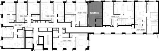 Продажа квартиры-студии 26,3 м², 2/15 этаж