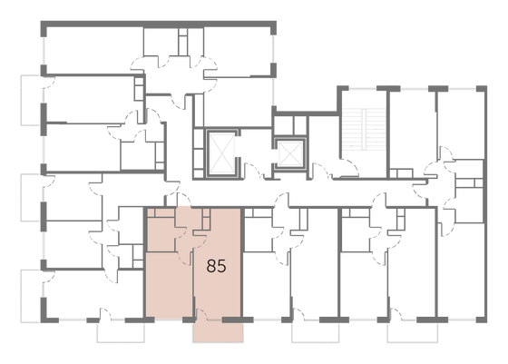 Продажа 1-комнатной квартиры 40,4 м², 3/10 этаж