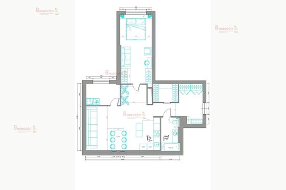 Продажа 2-комнатной квартиры 73 м², 20/25 этаж