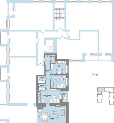 Продажа 2-комнатной квартиры 63 м², 5/7 этаж