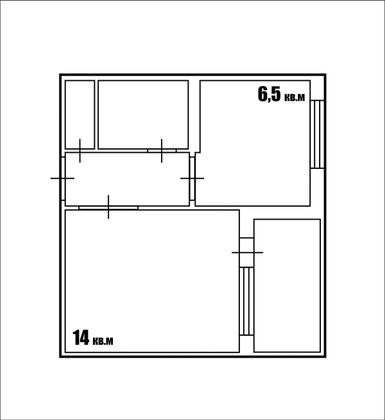 Продажа 1-комнатной квартиры 28,5 м², 5/9 этаж