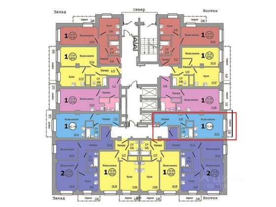 Продажа квартиры-студии 32 м², 7/25 этаж