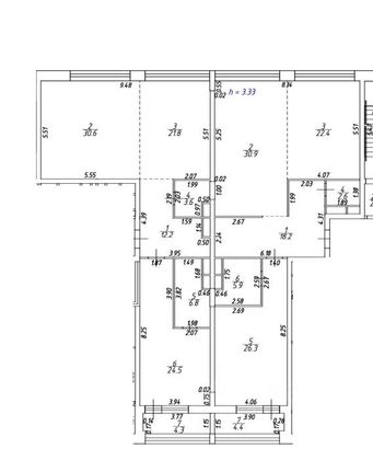 Продажа многокомнатной квартиры 212 м², 8/8 этаж