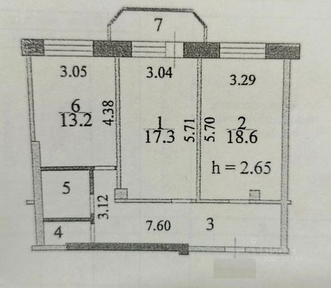 Продажа 2-комнатной квартиры 68,7 м², 3/10 этаж