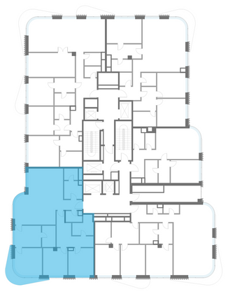 Продажа 3-комнатной квартиры 154,3 м², 8/14 этаж