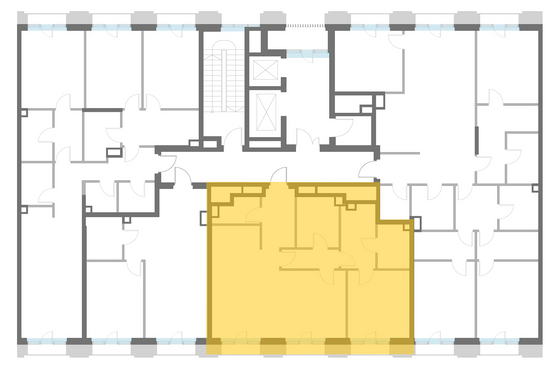 Продажа 2-комнатной квартиры 86 м², 2/9 этаж