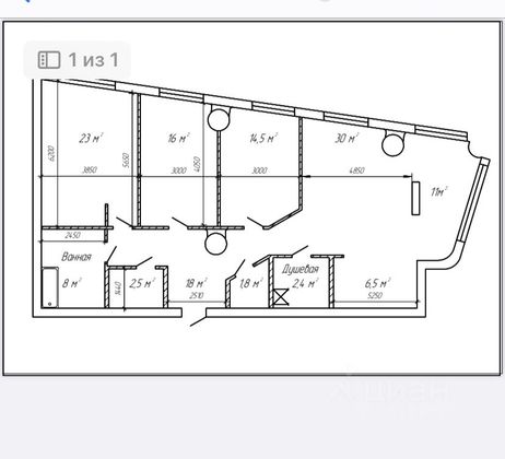Продажа 4-комнатной квартиры 128 м², 4/27 этаж