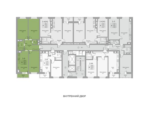 Продажа 3-комнатной квартиры 79,8 м², 6/15 этаж