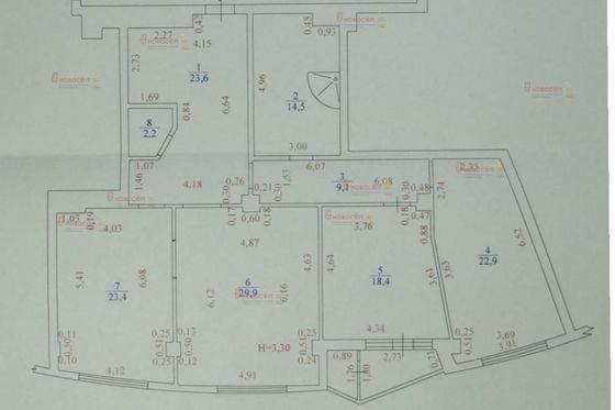 Продажа 3-комнатной квартиры 144 м², 5/16 этаж