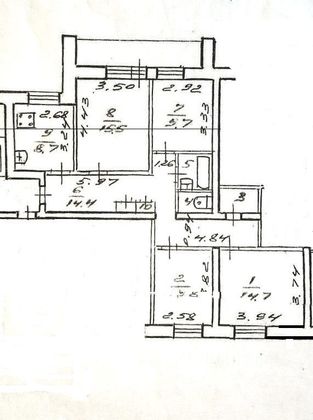 Продажа 4-комнатной квартиры 79,6 м², 8/9 этаж