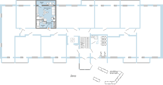 Продажа квартиры-студии 27 м², 1/8 этаж