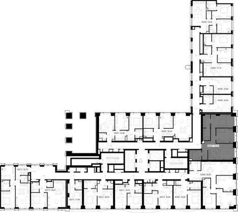 Продажа 2-комнатной квартиры 75,1 м², 2/48 этаж