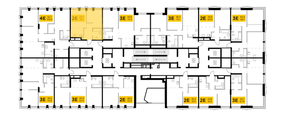 Продажа 2-комнатной квартиры 41,1 м², 19/33 этаж