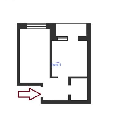 Продажа 1-комнатной квартиры 35 м², 3/9 этаж