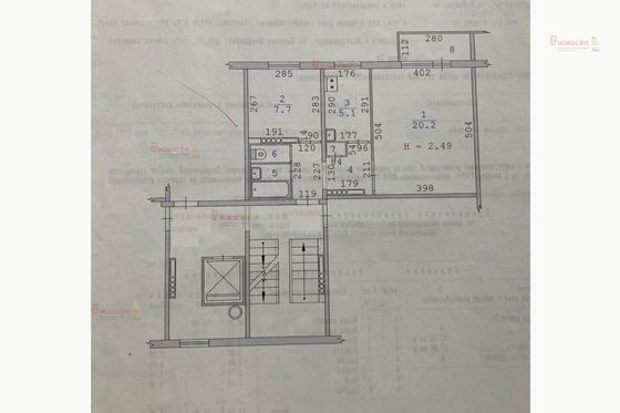 Продажа 2-комнатной квартиры 42,3 м², 4/9 этаж