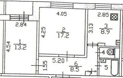 Продажа 2-комнатной квартиры 53 м², 6/12 этаж