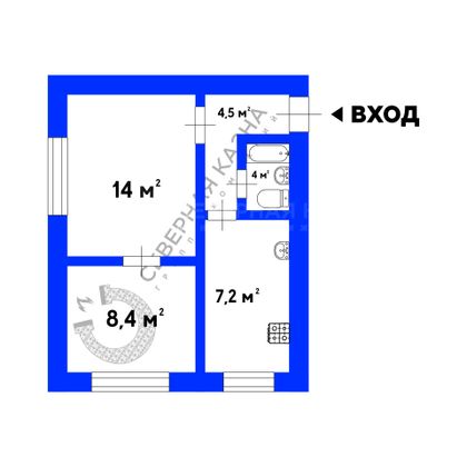 Продажа 2-комнатной квартиры 36,4 м², 2/9 этаж