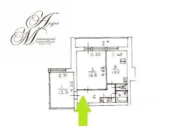 Продажа 2-комнатной квартиры 49,6 м², 3/16 этаж