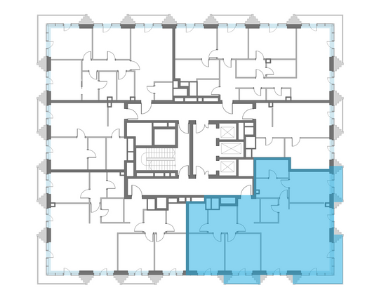 Продажа 3-комнатной квартиры 137,1 м², 5/14 этаж